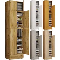 VCM XXL Armoire à chaussures Armoire à vêtements Chaussures Armoire d'entrée Lona 9f A Tiroir XXL Armoire à chaussures Armoire à vêtements Chaussures Armoire d'entrée Lona 9f A Tiroir