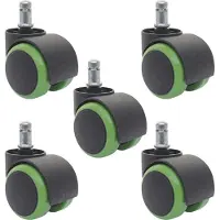 Mendler Roulettes pour sols durs -H86 (jeu de 5)