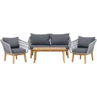 Venture Home Chania salon lounge gris.