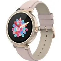 Denver SWC-342 - Intelligente Uhr mit Riemen - Rose - Anzeige 3cm (1,2") - Bluetooth (116111000660)