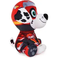 Spin Master PAW Patrol : La Super Patrouille le film, Peluche Chase Super Patrouille de 17 cm, animaux en peluche haut de gamme, jouets pour garçons et filles à partir de 3 ans
