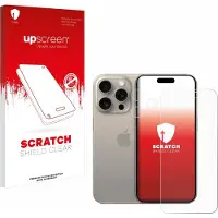 Upscreen Scratch Shield Protection (Apple iPhone 15 Pro), Téléphone portable : film de protection, Transparent