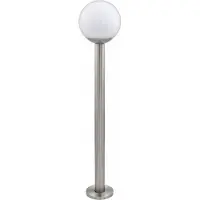 Eglo NISIA-C Lampadaire acier inoxydable/blanc (806 lm, E27, IP44)