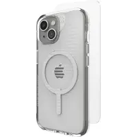 Zagg BNDL Luxe SNAP PCR IS Verre (Apple iPhone 15), Coque pour téléphone portable, Transparent