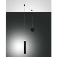 FABAS LUCE Suspension Décentralisée Prado Noir Mat - - Led 6,5W Dimmable - Montage Décentralisé
