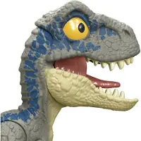 Mattel Jurassic World Figurine Mega Roar Velociraptor Blue