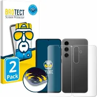 BROTECT Protection d'écran intégrale (2 pcs, Samsung Galaxy S21), Téléphone portable : film de protection, Transparent