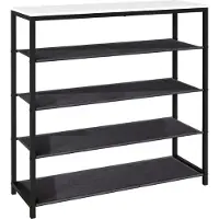 VCM bois,métal,étagère à chaussures,rangement pour chaussures,étagère,4,compartiments,Taliro