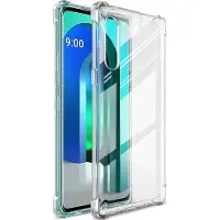 Screen Guard Professional LG Velvet Crystal Soft Airbag Bumper (LG Velvet), Coque pour téléphone portable, Transparent