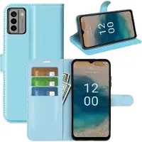 Screen Guard Professional Housse cuir Nokia G22 Leather Guard (Nokia G22), Coque pour téléphone portable, Bleu