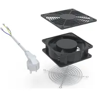 Enoc System Ventilateur 50593FT 01 (120 mm, 1x), Ventilateur PC, Noir
