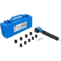 Bgs Clé à chocs pneumatique coudée & jeu de douilles de force 12,5 mm (1/2") 650 Nm 10pcs - 74348