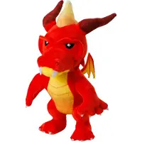 Stumble Guys Doudou Inferno Dragon 20 cm | Douce peluche pour enfants | Parfait pour les fans de jeux & les collectionneurs | Intérieur & Extérieur | A partir de 3 ans