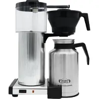 Moccamaster 39251, Cafetière filtre, 1,8 l, Noir, Acier inoxydable
