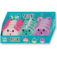 Stnux Porte-clés Donut Peluche Mix Présentoir 12 pièces, Multicolore