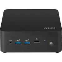 MSI Cubi NUC 1MG-014BEU, Mini PC, Mini PC, Processeur Intel intégré, Mémoire DDR5-SDRAM, Connecteur M.2, SATA, Serial ATA II, Serial ATA III, 120 W