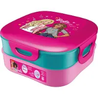 Maped Boîte à pain 3en1 Barbie multicolore, Lunch box, Pink, Turquoise, Multicolore