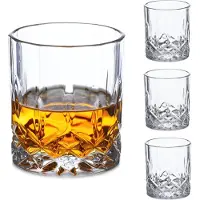 Relaxdays Verres à whisky, Verres à cocktail, Transparent