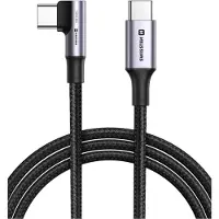 Swissten Câble USB-C/USB-C 5A (100W) pour ordinateurs portables 2 m noir