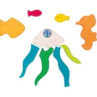 Sonstige Verlage Puzzle paysage Lueur de la mer avec 4 pierres scintillantes, 30 pièces