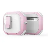 DUX PECP - Etui de protection TPU+PC pour AirPods 4 blanc rose