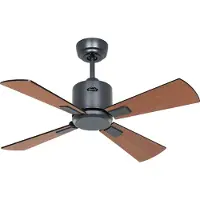 CasaFan DC Ventilateur de plafond Eco Neo III WiFi 92 BG SW-TK, Ventilateur, Noir, Gris