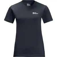 Jack Wolfskin Essential Short Sleeve T-shirt Noir S Femme