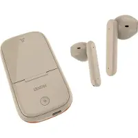 Lexon Speakerbuds Casque sans fil avec haut-parleur bluetooth marron/camel LA127C