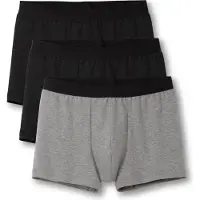 Calida Boxers gris chiné / noir