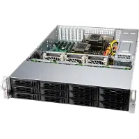 Super Micro Computer B.v. CSE LA26E1C4-R609LP - Rack-Montage - 2U - enhanced E-ATX - SATA/SAS/NVMe 650 Watt - Schwarz - OEM - Schwarz