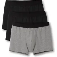 Calida Boxers gris chiné / noir