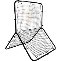 Enero Football Rebounder Filet Sports Kickback Cadre d'entraînement de football But de football MULTISPORT 160x132x132CM