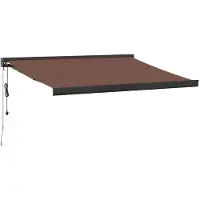 vidaXL Store automatique brun 300x250 cm