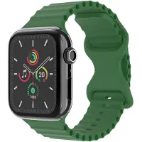 IMoshion Bracelet Athletic en silicone Apple Watch | 38/40/41/42 mm - Vert foncé