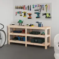 The Living Store établi 181x50x80 cm pin massif