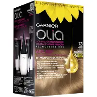 Garnier Olia Coloration Permanente Sans Ammoniaque, Odeur Agréable Avec Huiles Florales Naturelles - Blond Doré 7.3