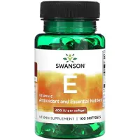Swanson Health , Vitamine E, 400 UI, 100 Gélules Souples