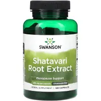 Swanson Health , Extrait de Racine de Shatavari, 500 mg, 120 Gélules