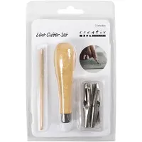 Creativ Company Set de découpe pour linoléum, 7pcs.