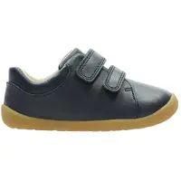 Clarks Baskets Basses À Scratch Navy Leather - 20