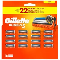 Gillette Fusion5 Recharges de Rasoir (16 pièces)