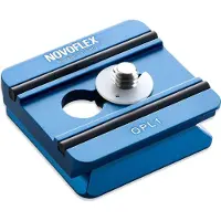 Novoflex Q Plate Pl 1 Clamping Plate 1/4 Tripod Bleu