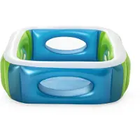Bestway Window Square Inflatable Pool 168x168x56 Cm Multicolore 565 Liters