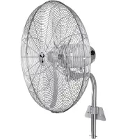CasaFan Ventilateur mural WM2 Wall Eco (Ø x H) 69 cm x 69 cm Couleur des pales : gris-argenté Façade du boîtier : gris-argenté
