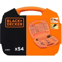 Black & Decker Jeu de boulons de batterie 54 pcs