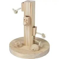 Kerbl Jouet éducatif pour rongeurs Nourriture, en bois 25x25x30cm
