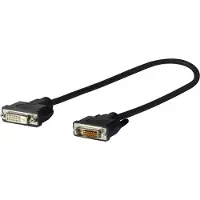 VivoLink PRODVIADAPDVI câble DVI 0,2 m DVI-D Noir