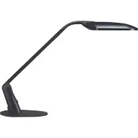 Unilux Lampe de bureau Duo LED, anti-éblouissante, noire