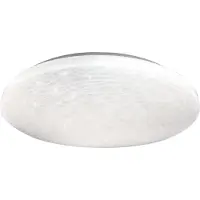 Näve Plafonnier LED, blanc, rond, variateur, D 48 cm