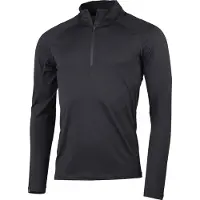 Lundhags Gimmer Merino Lt Ms 1/2 Zip, couche intermédiaire, homme, noir